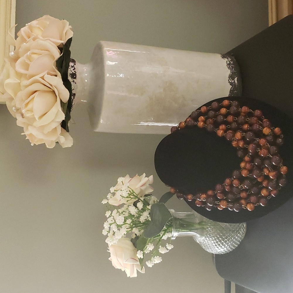 Multi strand bead necklace